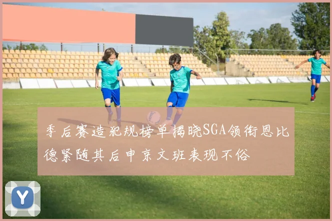 季后赛造犯规榜单揭晓SGA领衔恩比德紧随其后申京文班表现不俗