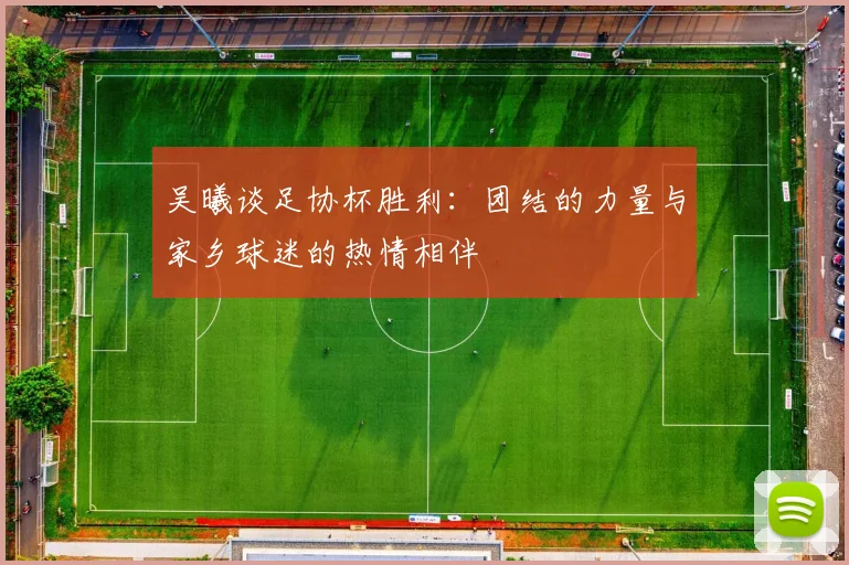 吴曦谈足协杯胜利：团结的力量与家乡球迷的热情相伴